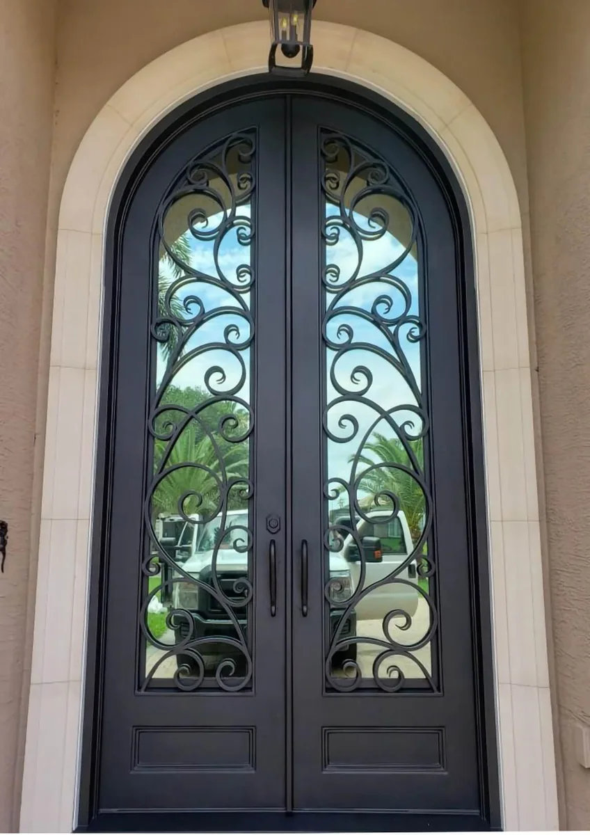 Double iron entry doors — featured local project in Birmingham, AL