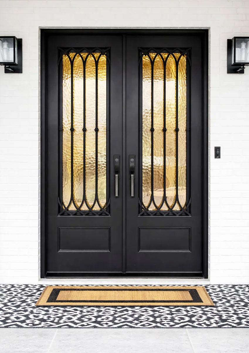 Double iron entry doors — featured local project in Birmingham, AL
