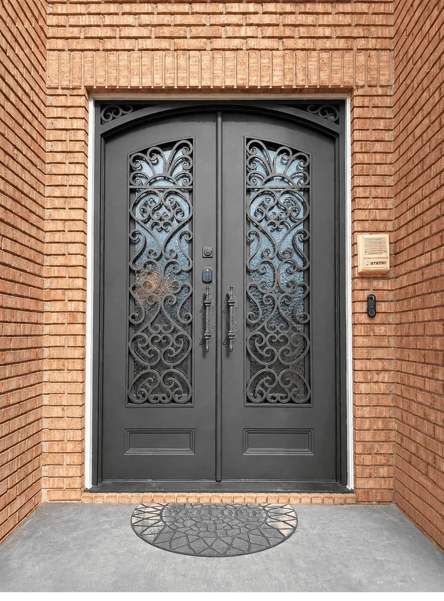 Double iron entry doors — featured local project in Birmingham, AL
