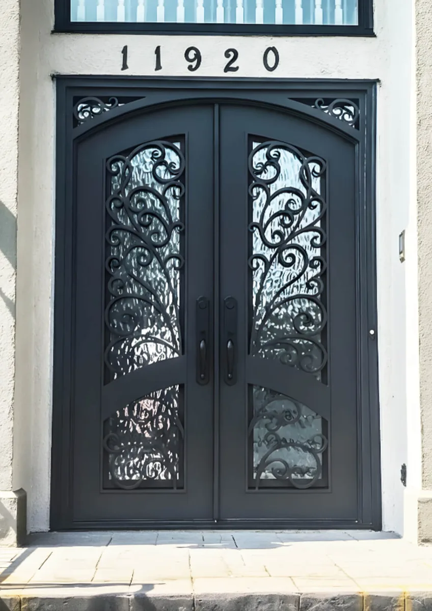 Double iron entry doors — featured local project in Homewood, AL