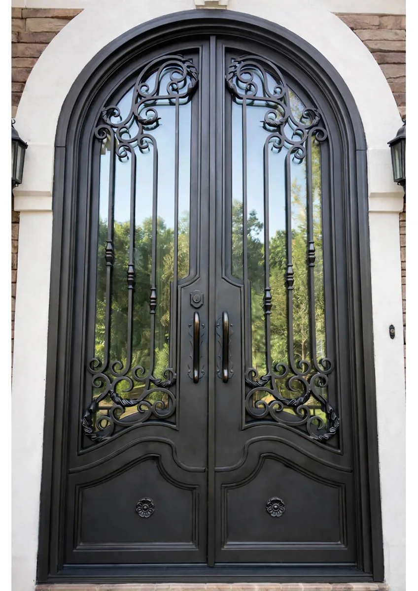Double iron entry doors — featured local project in Homewood, AL