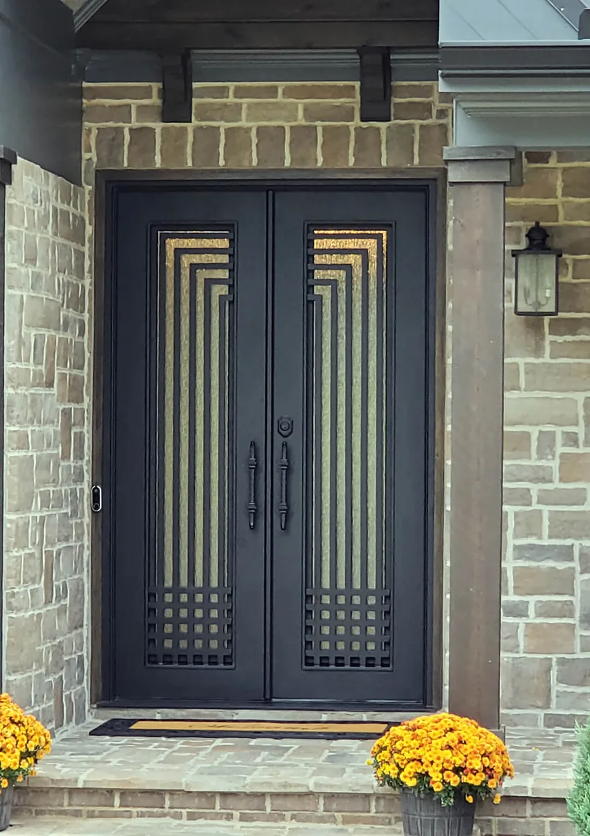 Double iron entry doors — featured local project in Hoover, AL