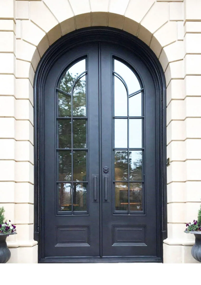Double iron entry doors — featured local project in Huntsville, AL
