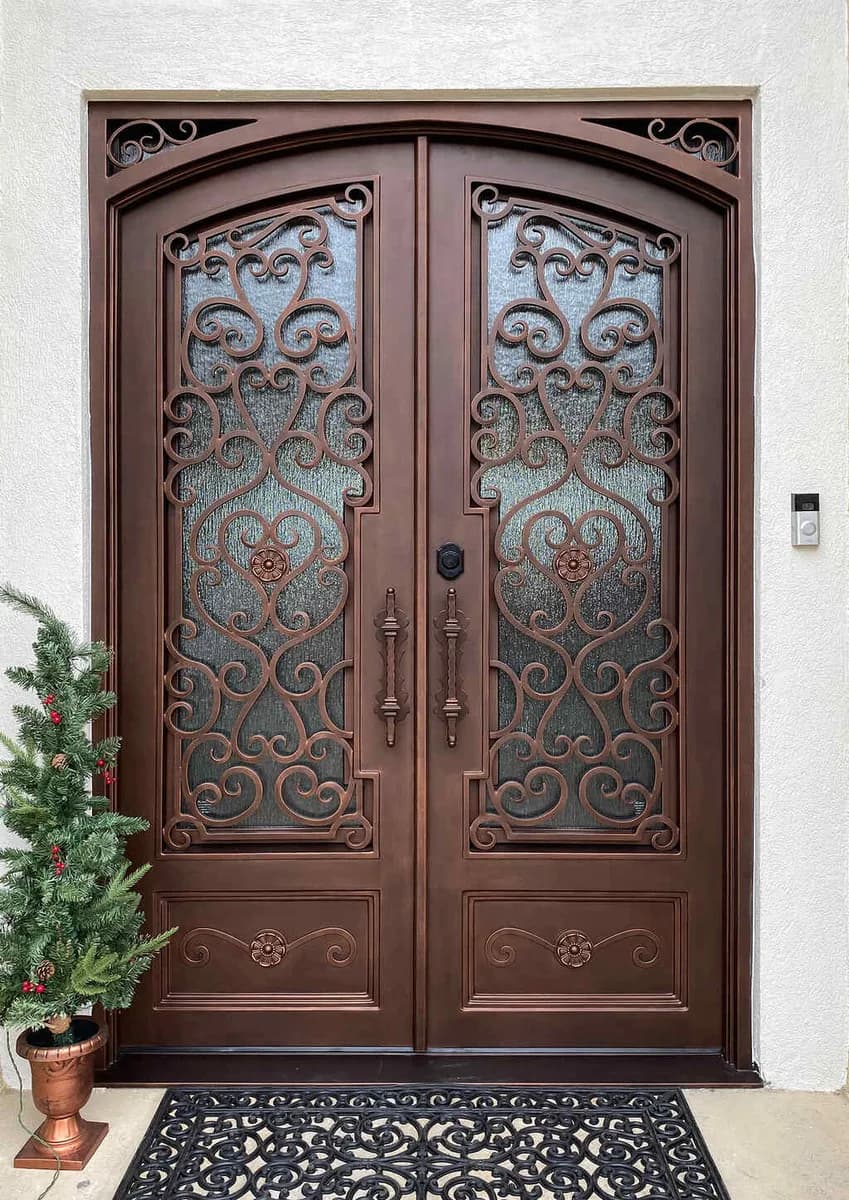 Double iron entry doors — featured local project in Huntsville, AL