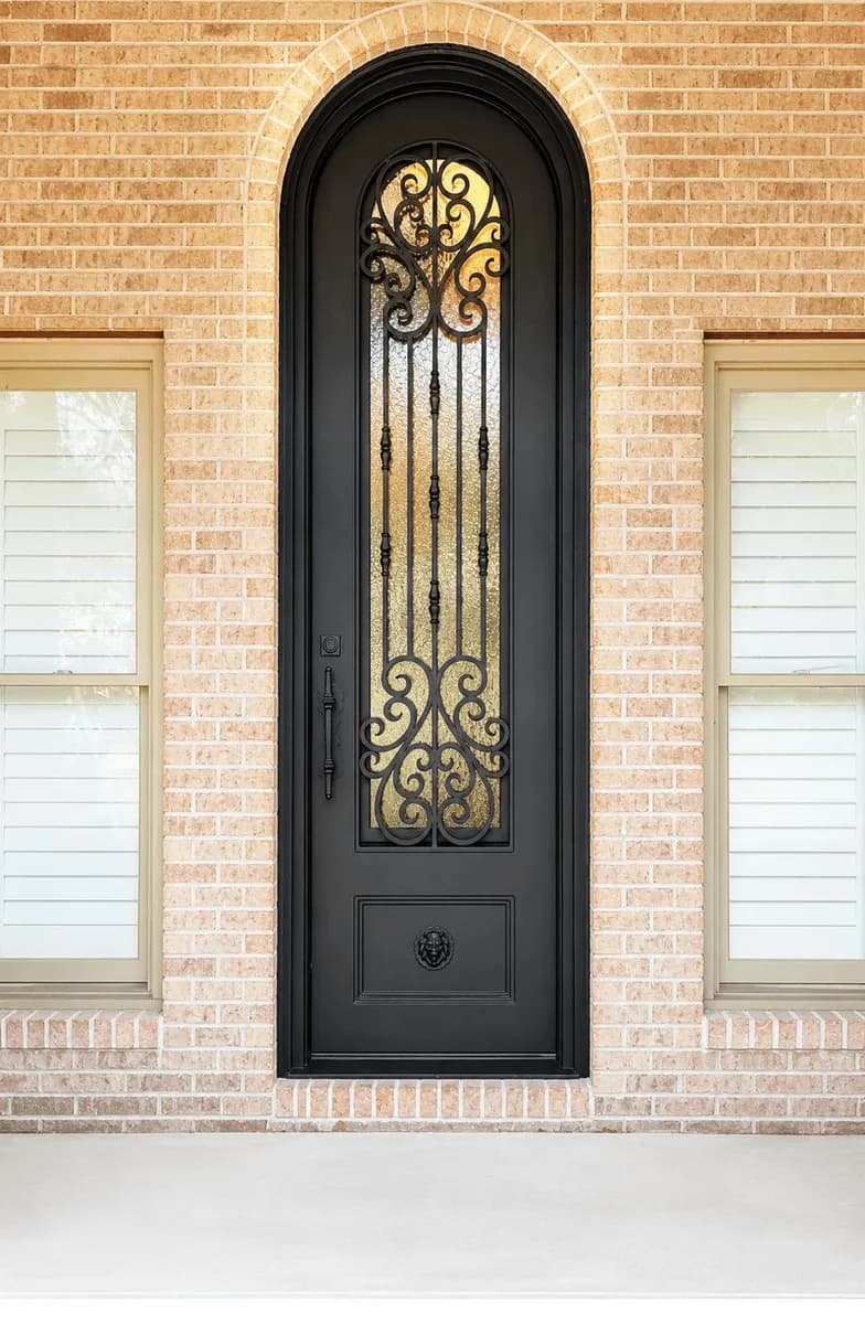 Single iron entry door — featured local project in Mountain Brook, AL