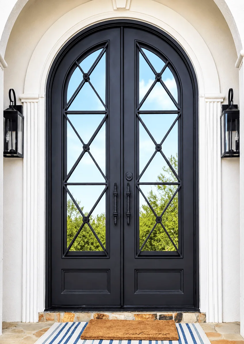 Double iron entry doors — featured local project in Bonita Springs, FL
