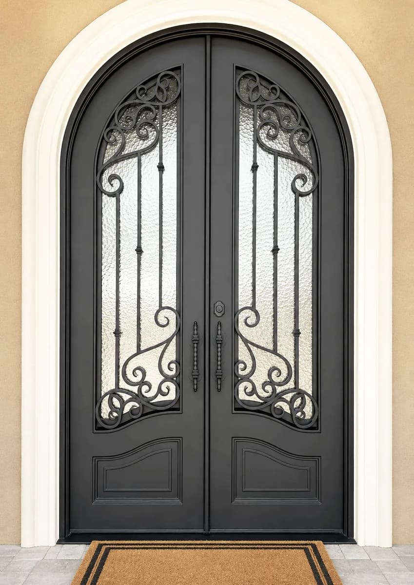 Double iron entry doors — featured local project in Bonita Springs, FL