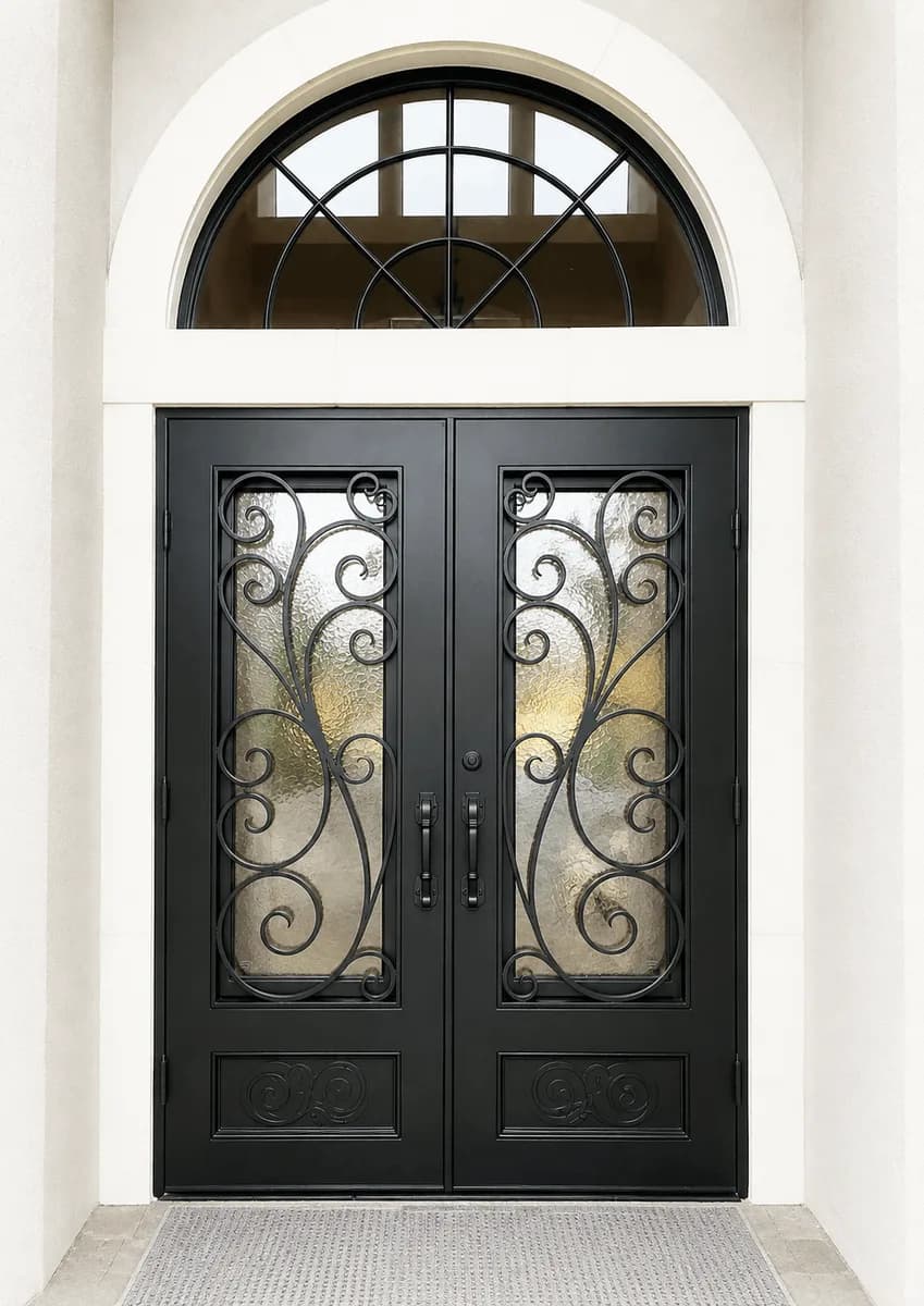 Double iron entry doors — featured local project in Bonita Springs, FL