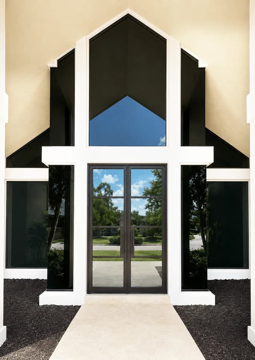 Double iron entry doors — featured local project in Bonita Springs, FL