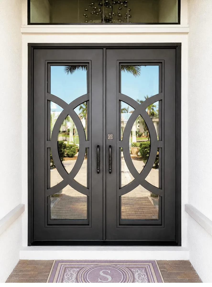 Double iron entry doors — featured local project in Bradenton, FL
