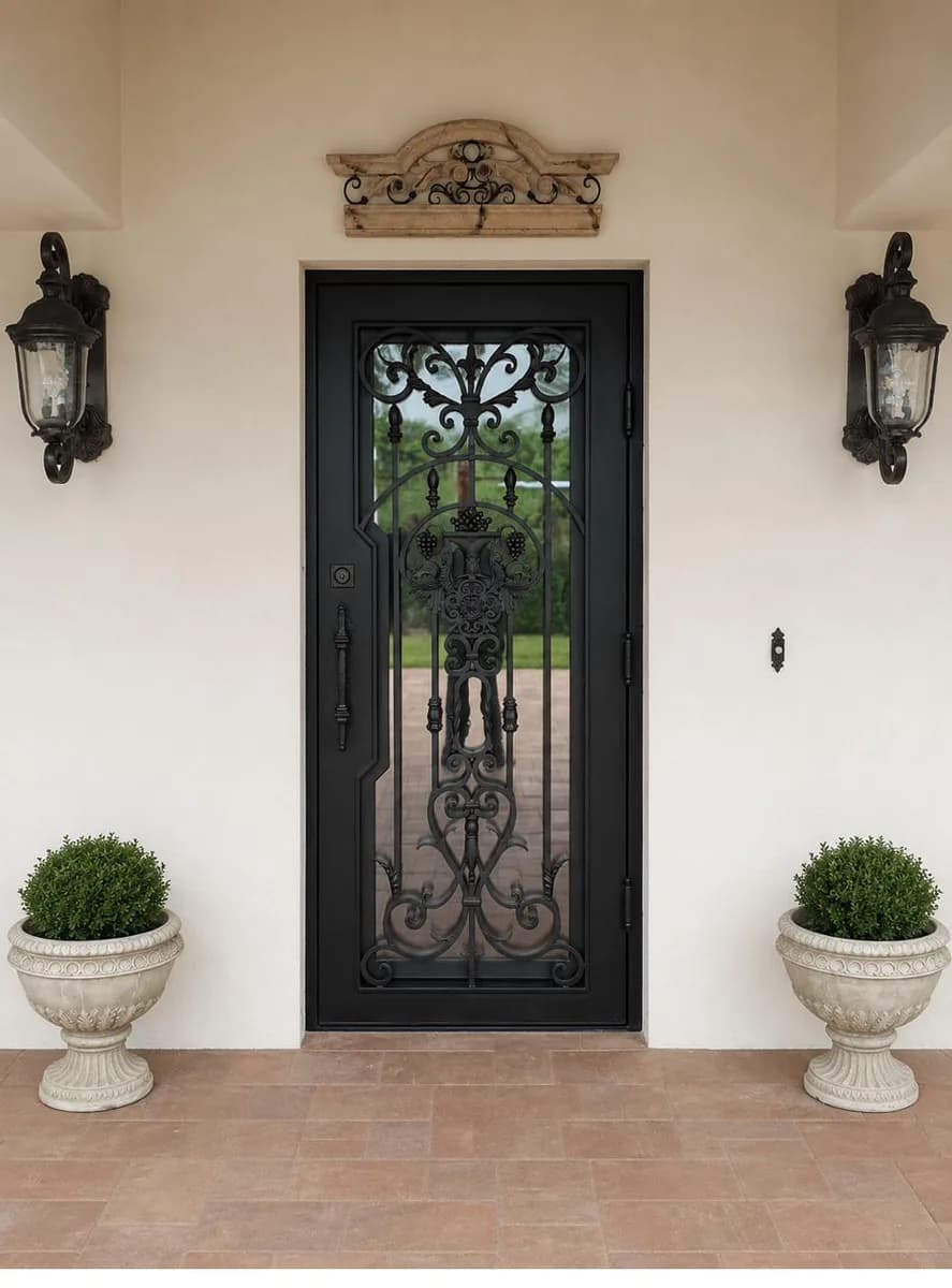Single iron entry door — featured local project in Clearwater, FL