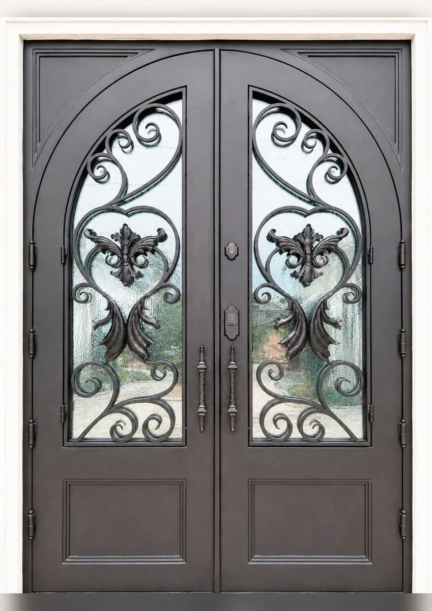 Double iron entry doors — featured local project in Cooper City, FL