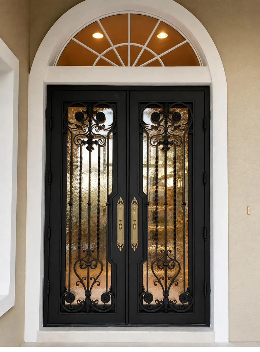 Single iron entry door — featured local project in Davie, FL