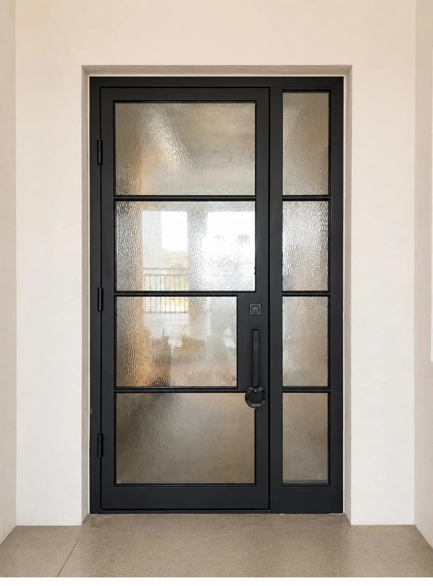 Single iron entry door — featured local project in Davie, FL