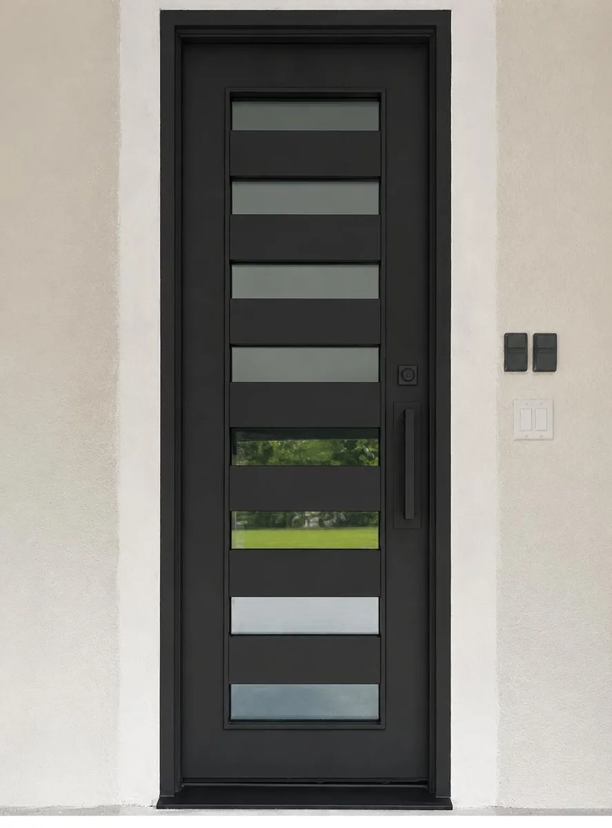 Single iron entry door — featured local project in Lakewood Ranch, FL