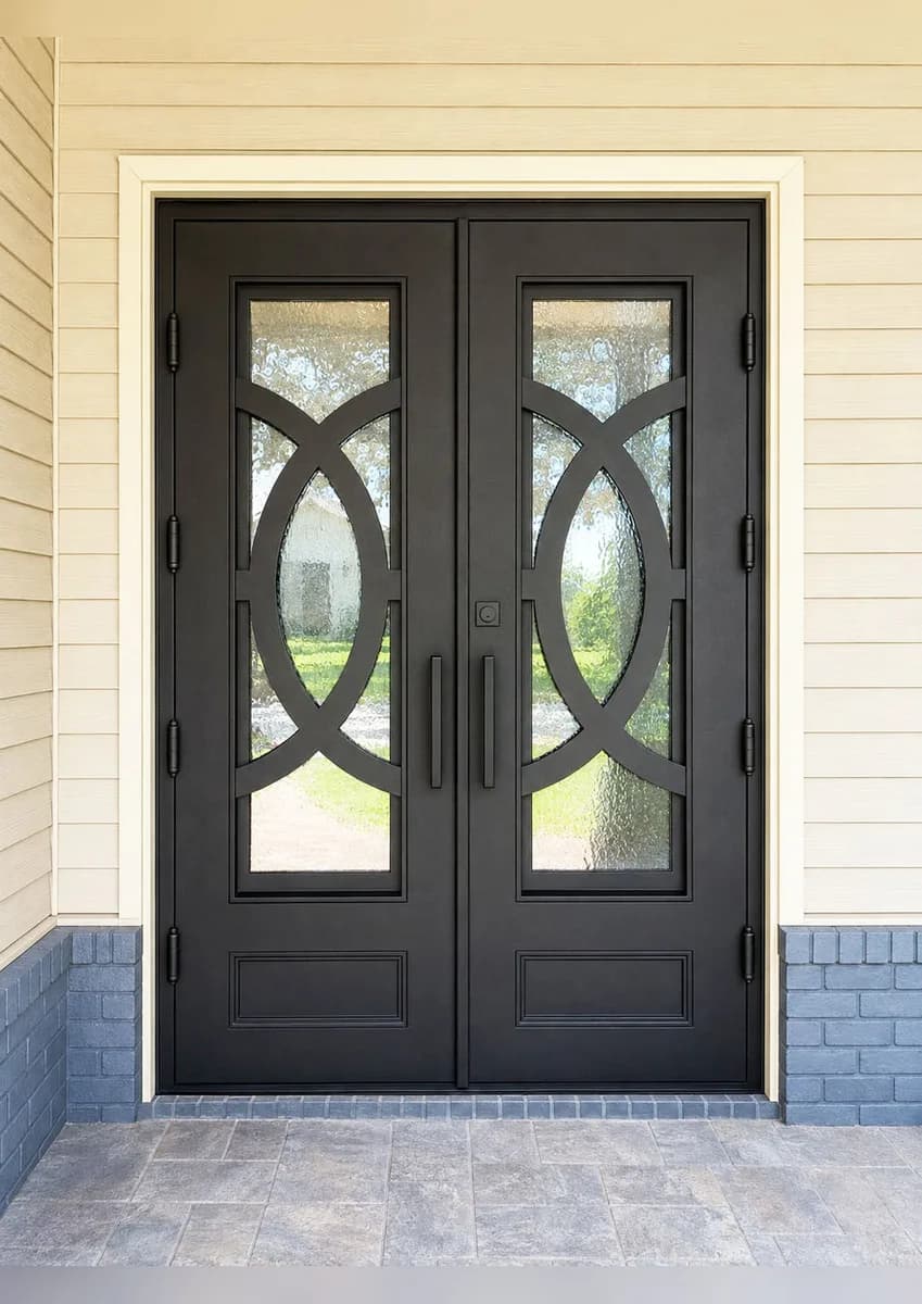 Double iron entry doors — featured local project in North Palm Beach, FL
