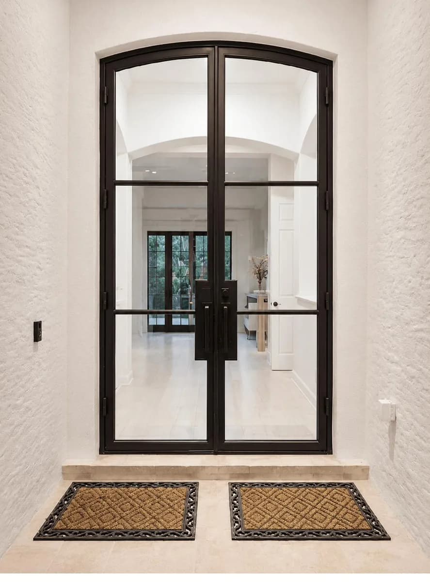 Double iron entry doors — featured local project in North Palm Beach, FL