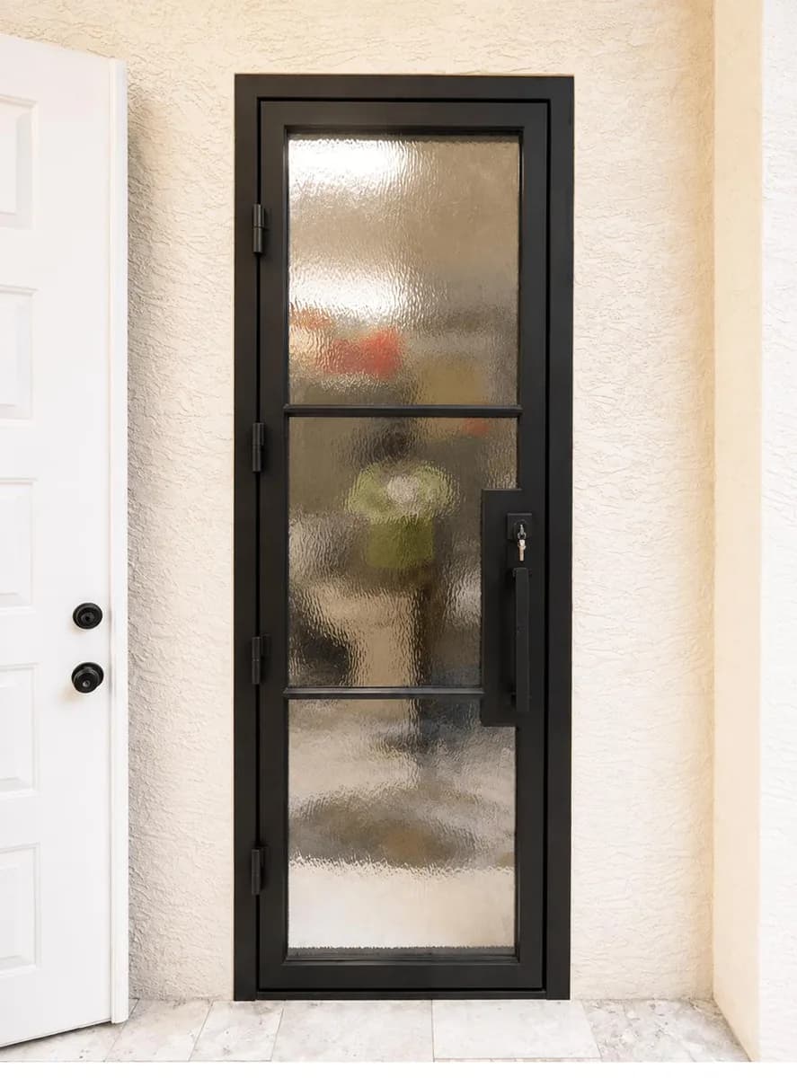 Single iron entry door — featured local project in North Palm Beach, FL