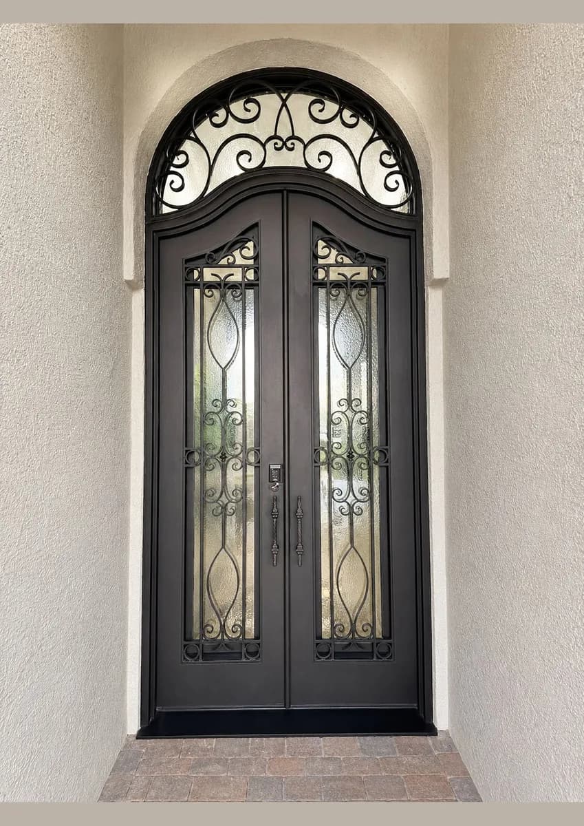 Double iron entry doors — featured local project in North Port, FL