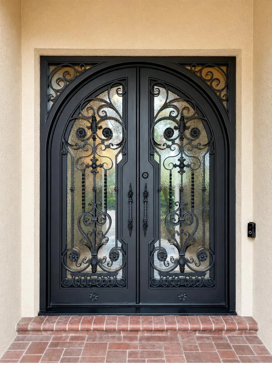 Double iron entry doors — featured local project in North Port, FL