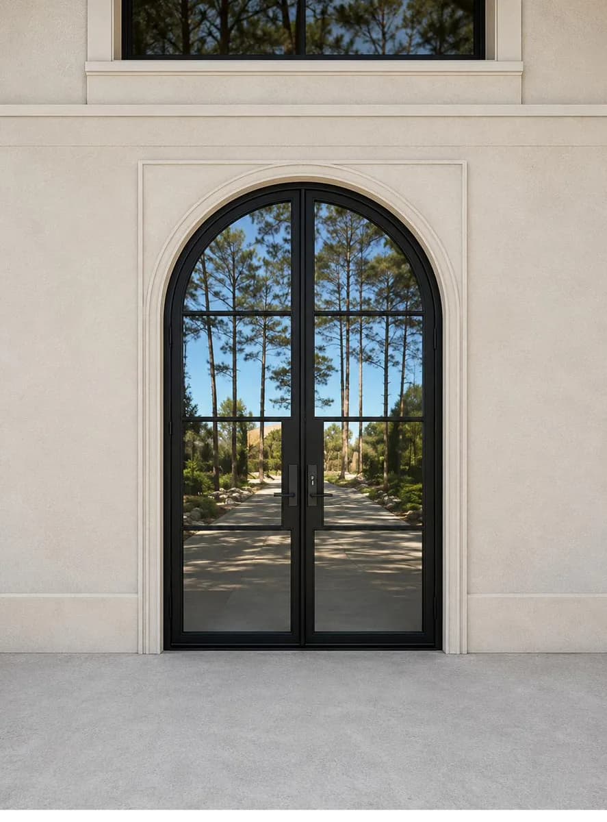 Double iron entry doors — featured local project in North Port, FL