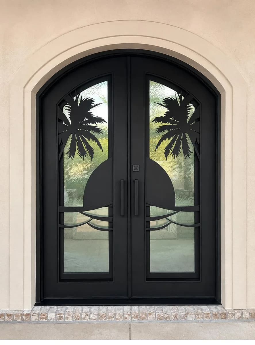 Double iron entry doors — featured local project in North Port, FL