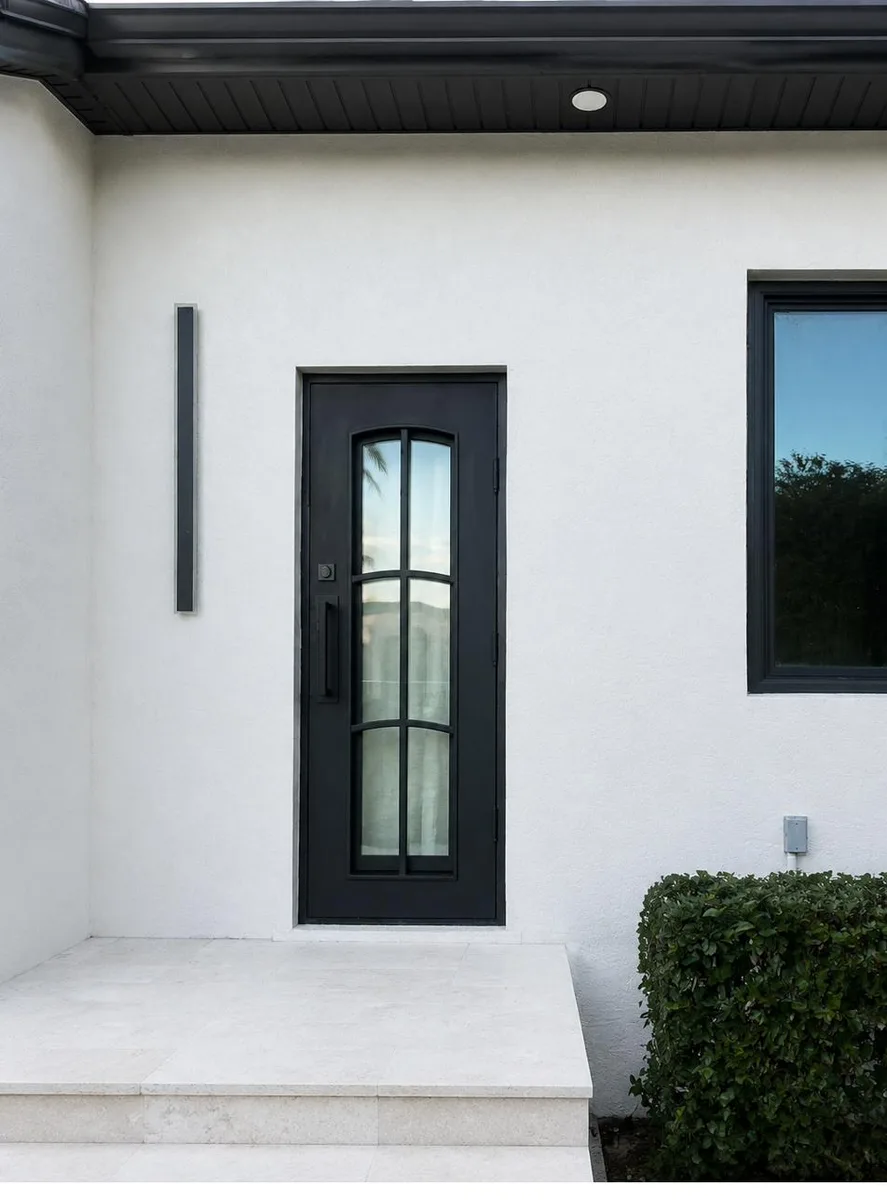 Single iron entry door — featured local project in North Port, FL