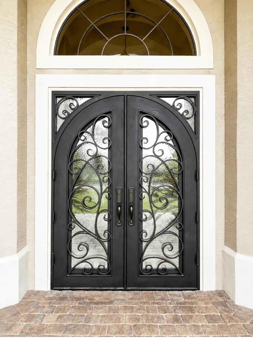 Double iron entry doors — featured local project in Palm Beach Gardens, FL