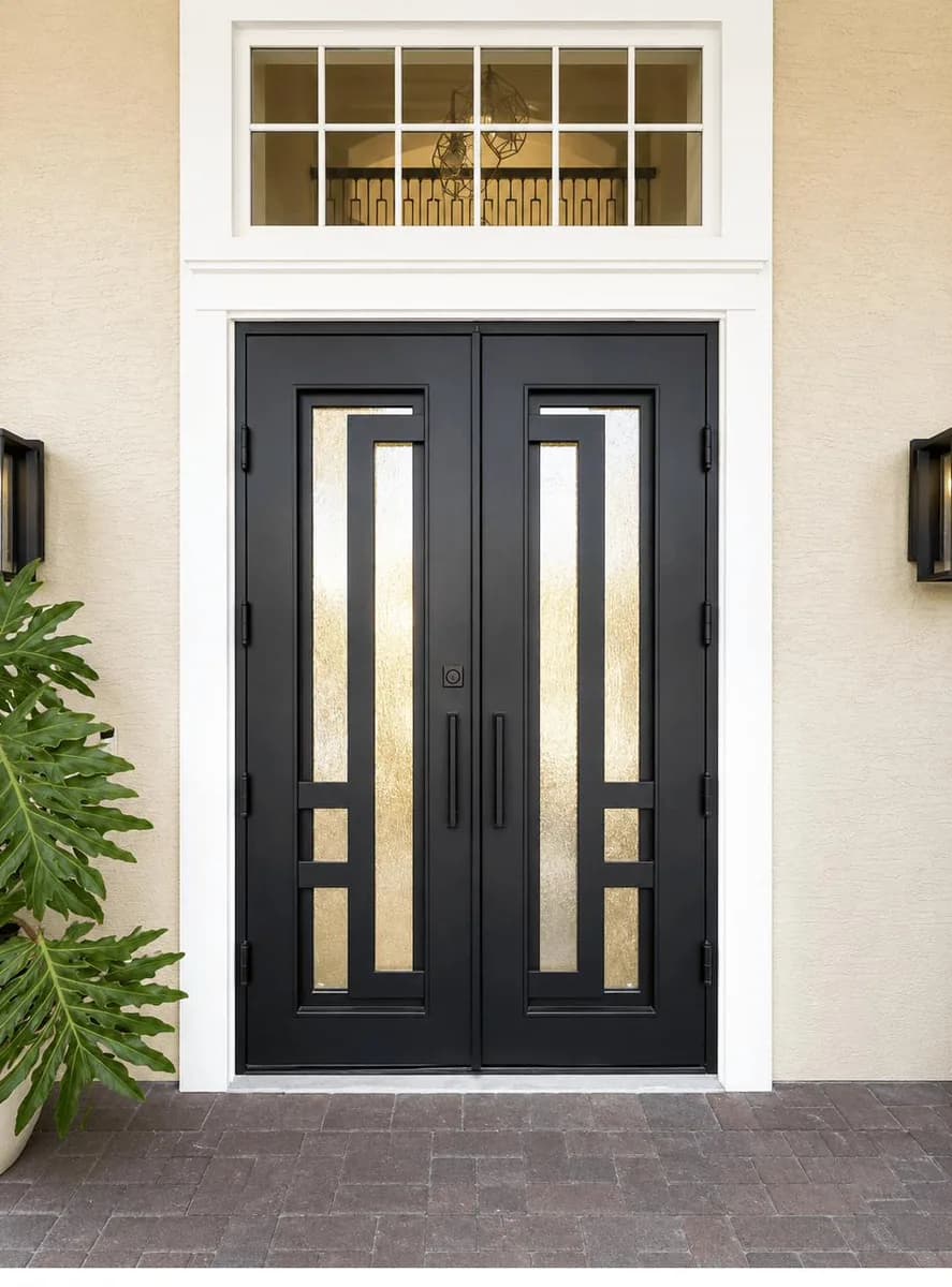 Double iron entry doors — featured local project in Palm Beach Gardens, FL