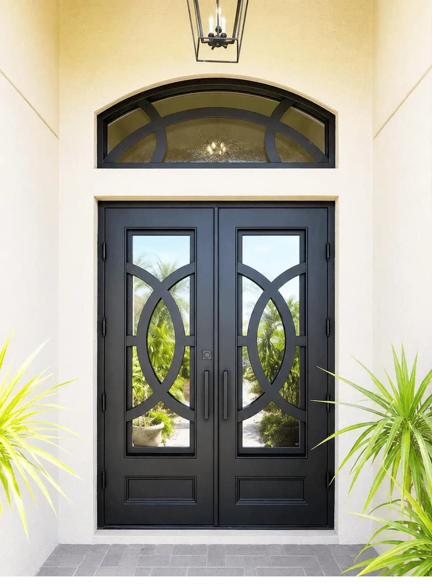 Double iron entry doors — featured local project in Sarasota, FL