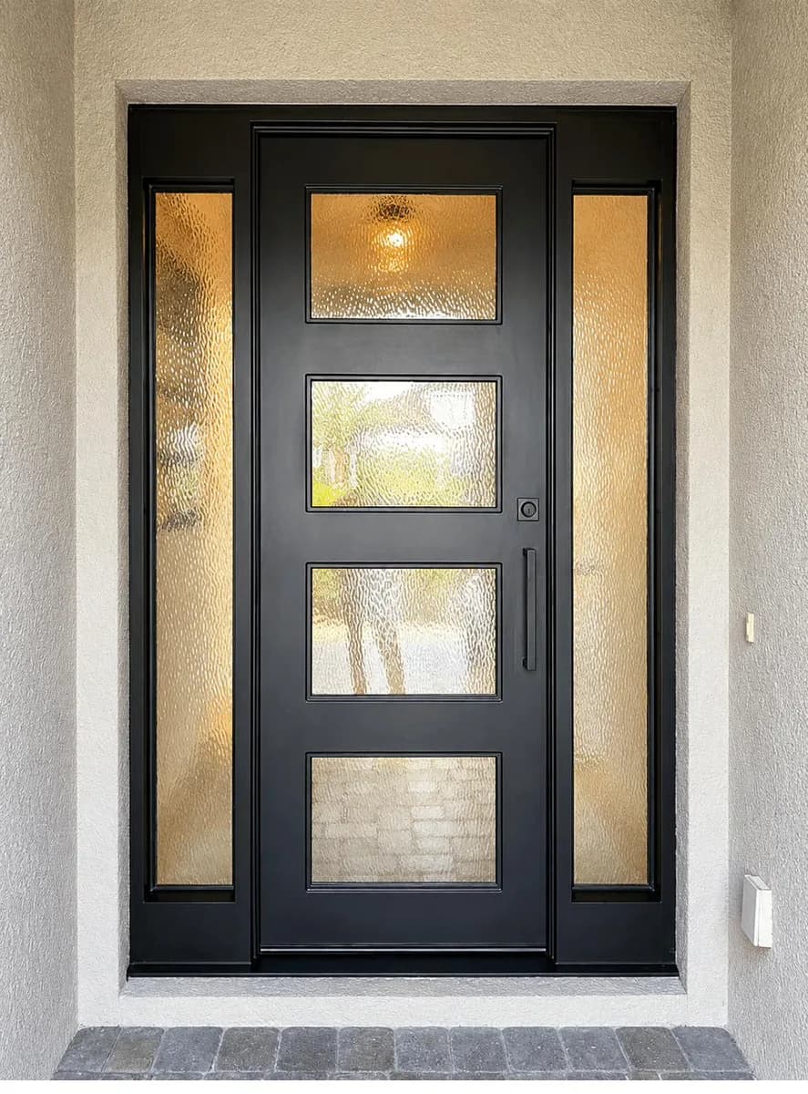 Single iron entry door — featured local project in Sarasota, FL