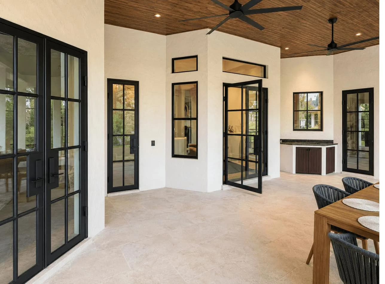 Double iron entry doors — featured local project in Venice, FL