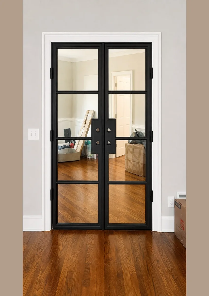 Double iron entry doors — featured local project in Brookhaven, GA