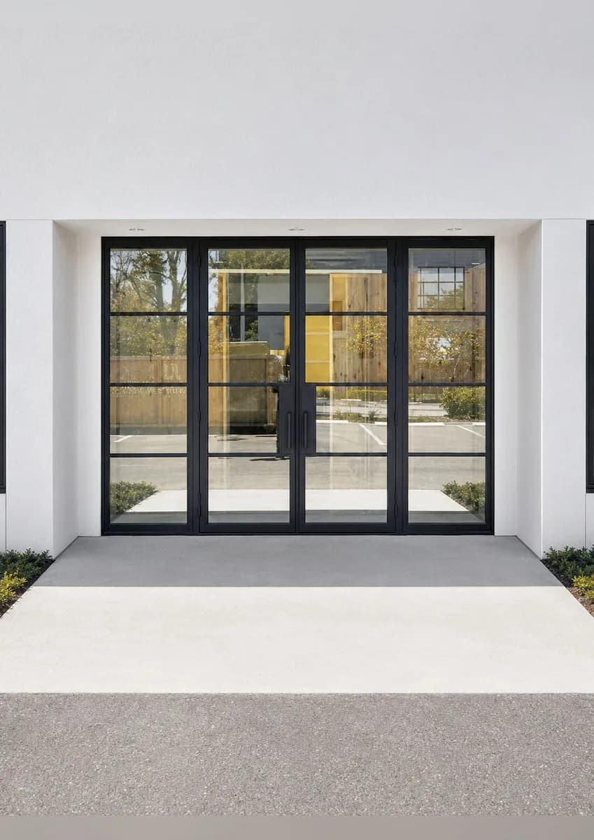 Double iron entry doors — featured local project in Brookhaven, GA