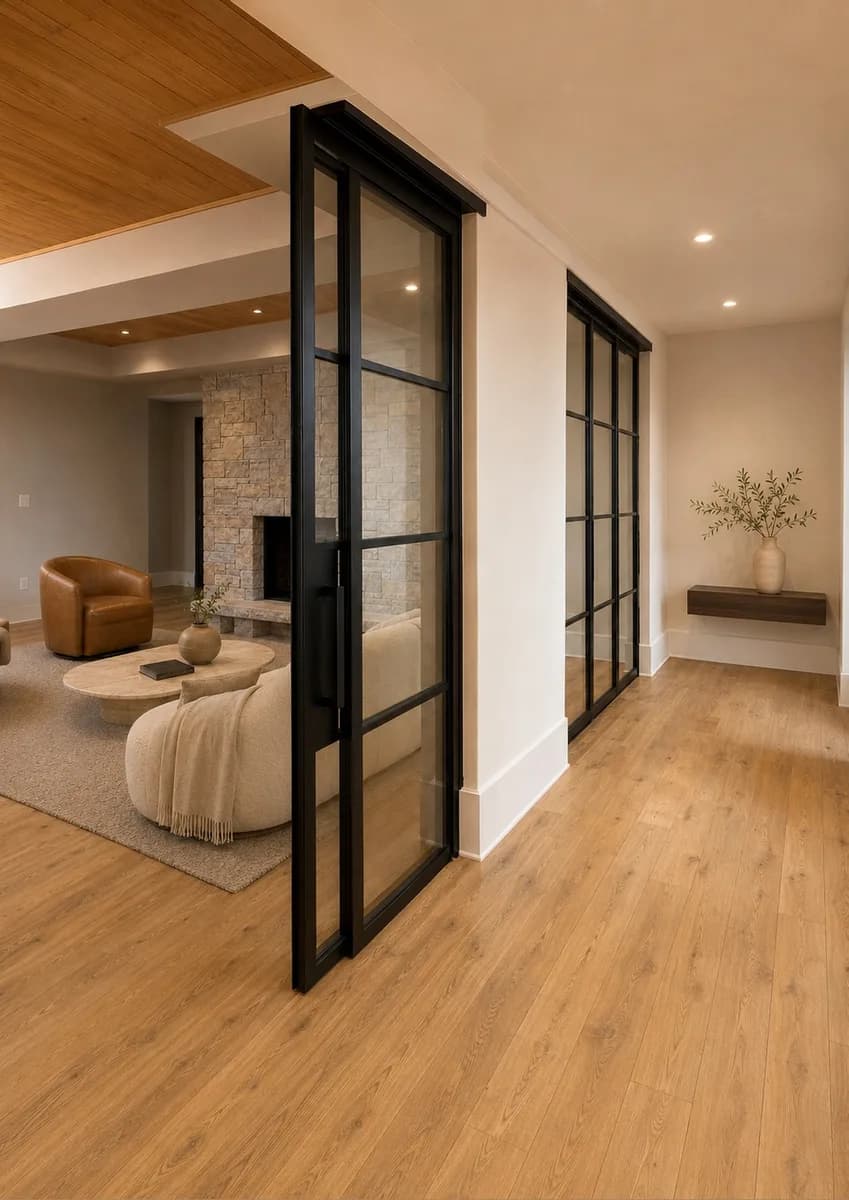 Custom iron entry door — featured local project in Buckhead, GA