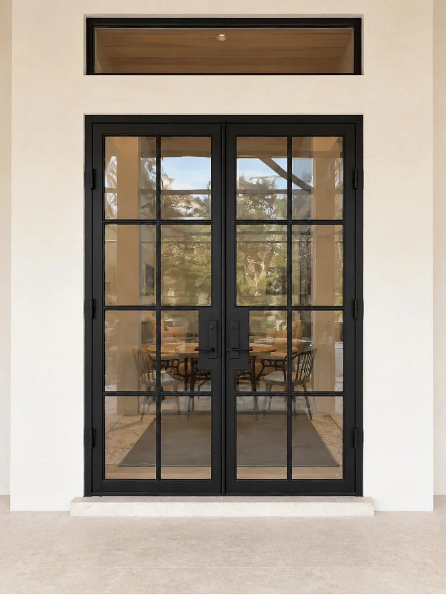 Double iron entry doors — featured local project in Buckhead, GA