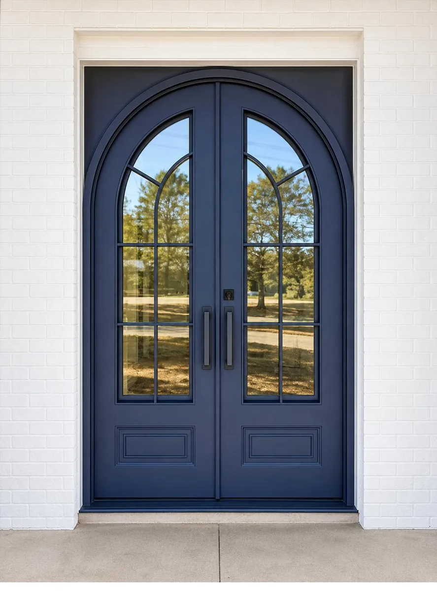 Double iron entry doors — featured local project in Duluth, GA
