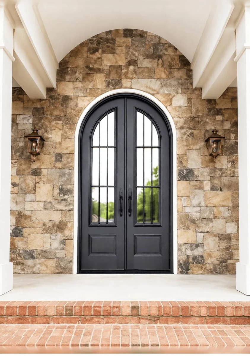 Double iron entry doors — featured local project in Dunwoody, GA