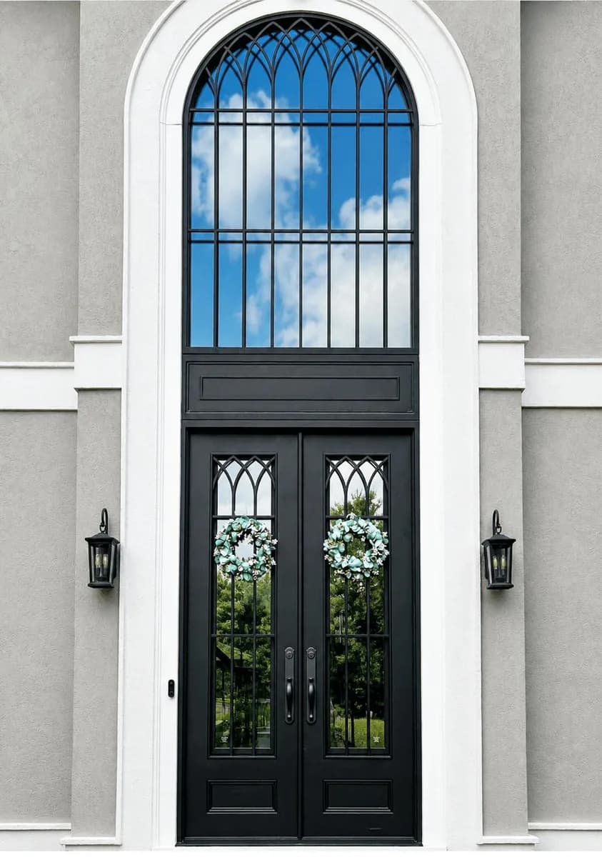 Double iron entry doors — featured local project in Dunwoody, GA