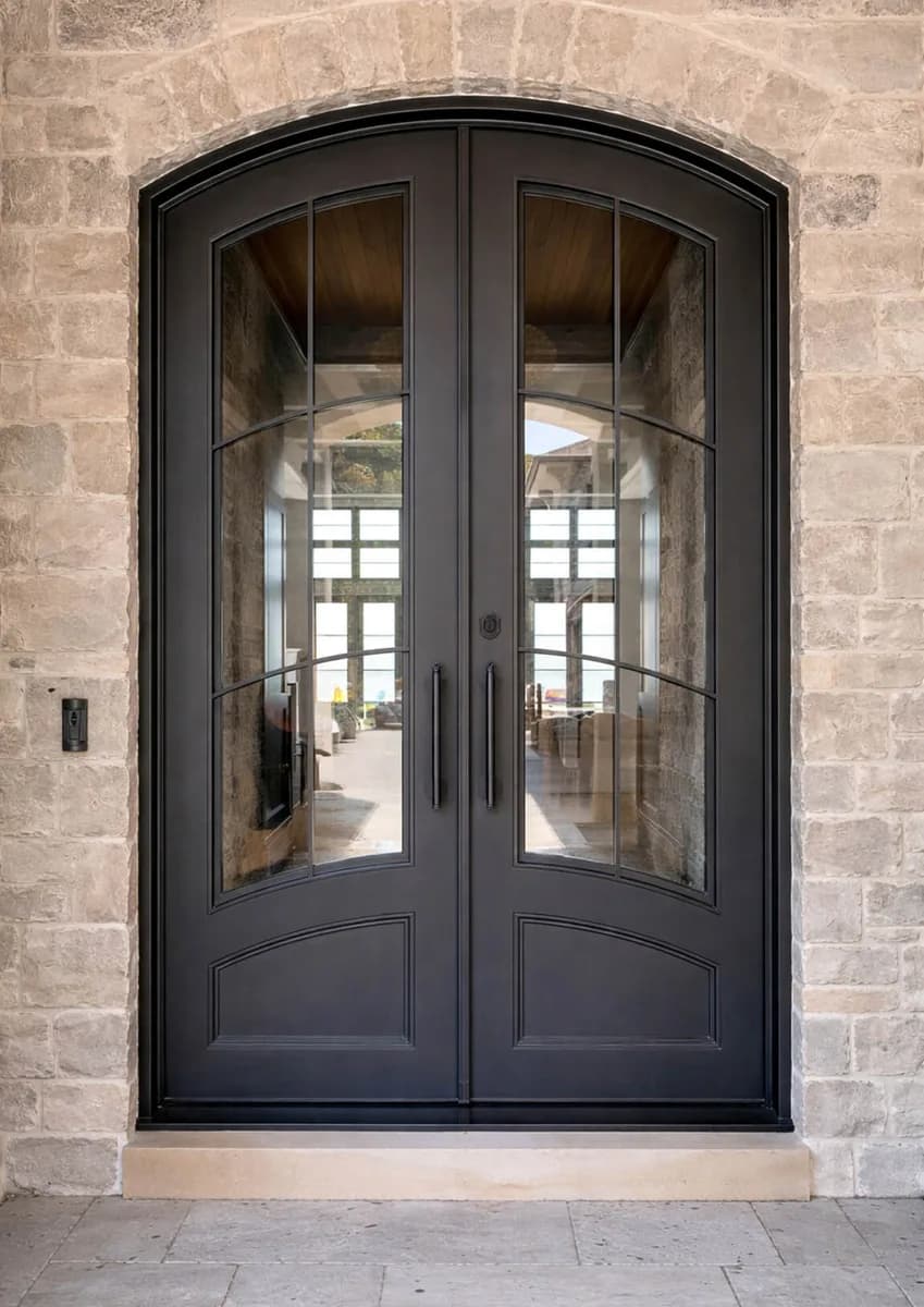 Double iron entry doors — featured local project in East Cobb, GA