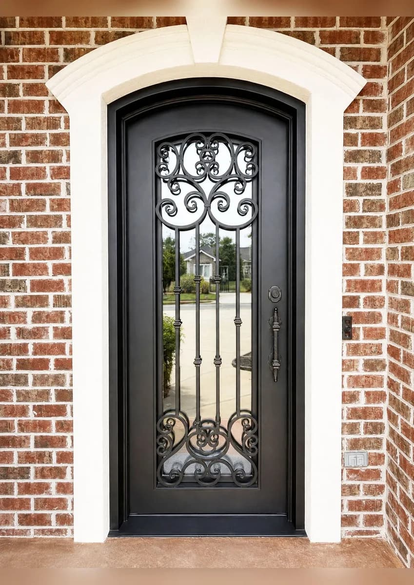 Single iron entry door — featured local project in Marietta, GA