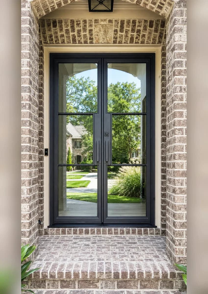Double iron entry doors — featured local project in Sandy Springs, GA