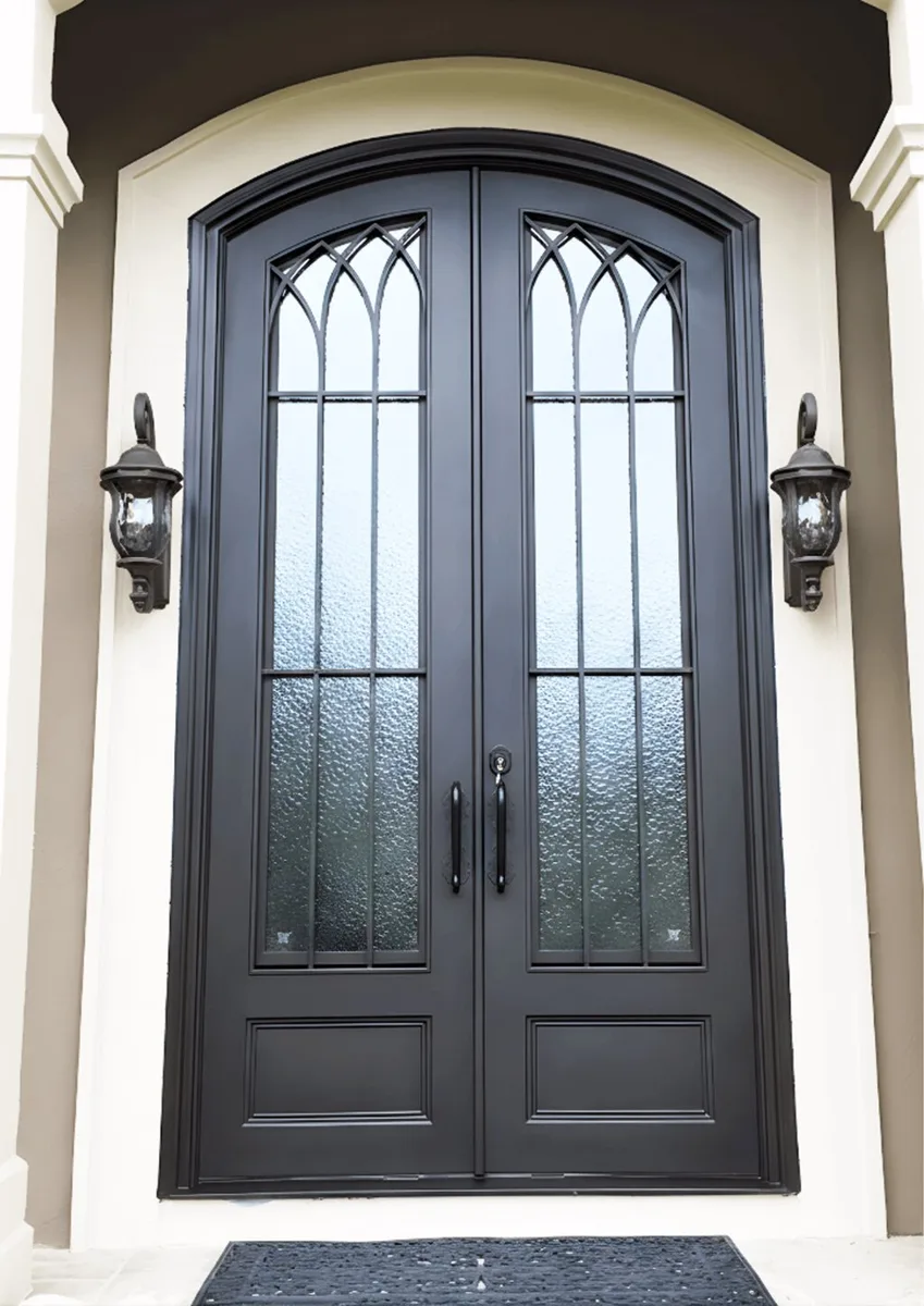 Double iron entry doors — featured local project in Greenville, SC