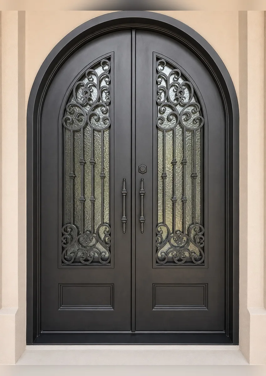 Double iron entry doors — featured local project in Myrtle Beach, SC