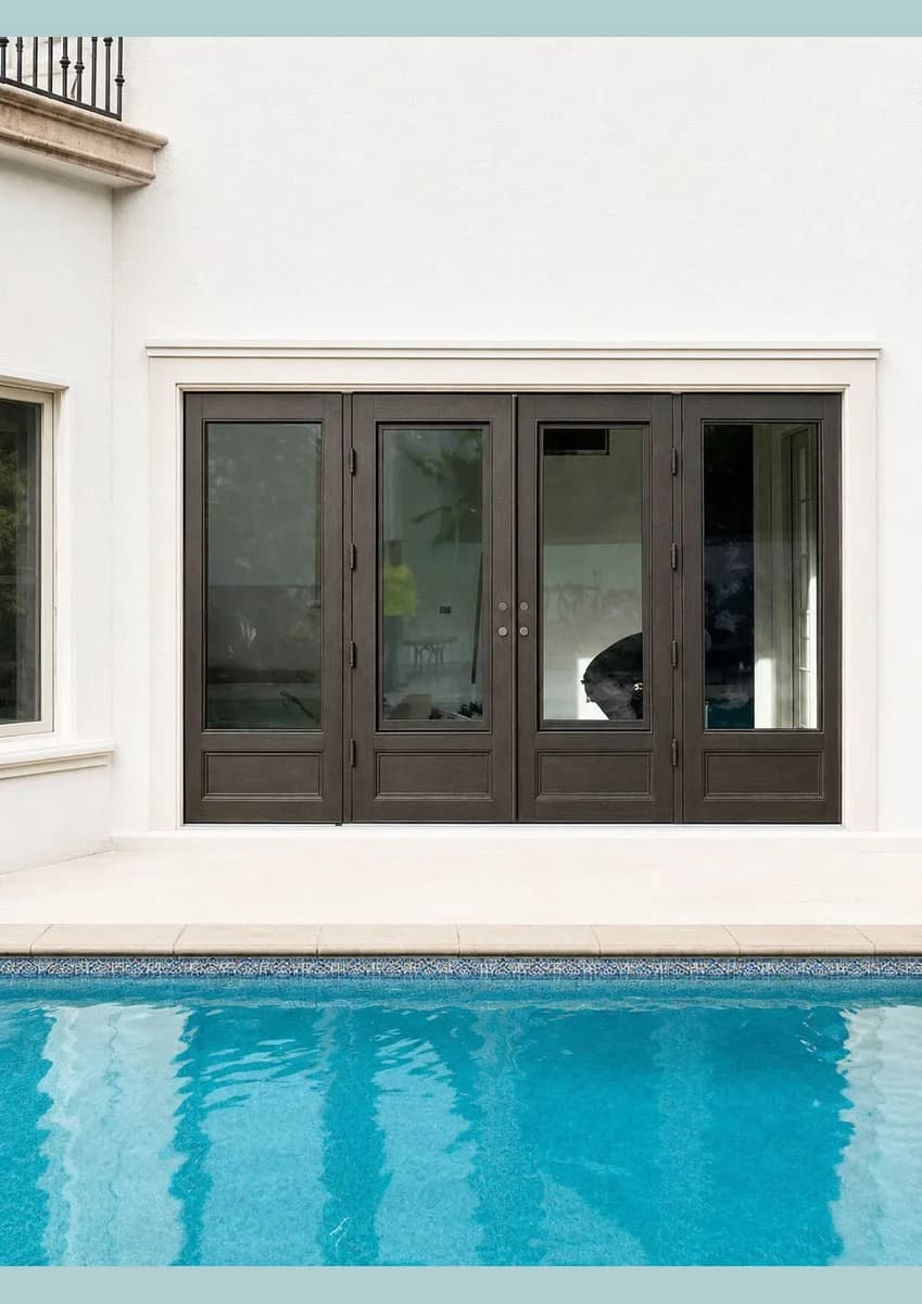 Double iron entry doors with sidelights — featured local project in Myrtle Beach, SC