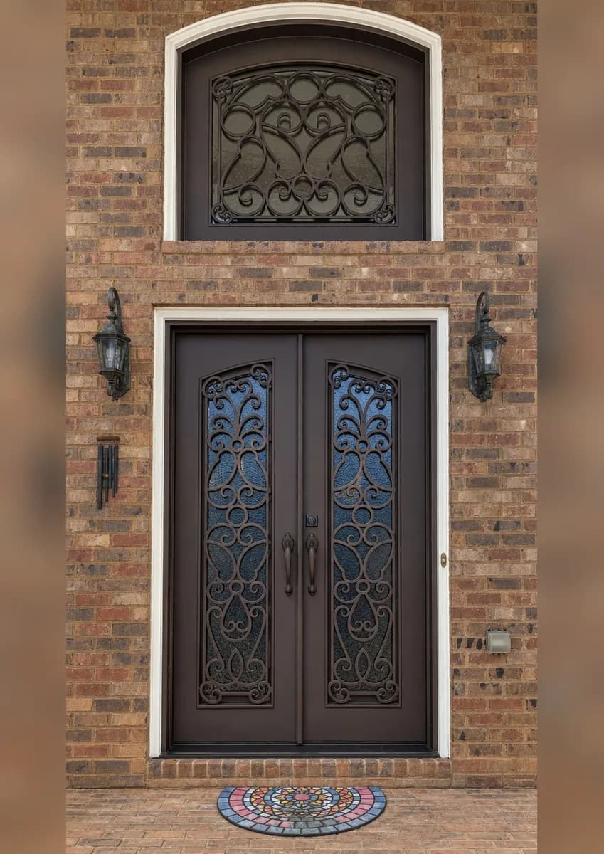Double iron entry doors — featured local project in Belle Meade, TN