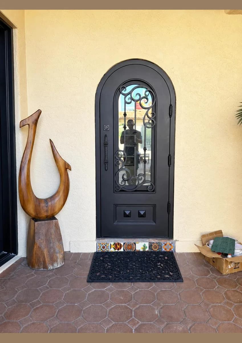 Single iron entry door — featured local project in Chattanooga, TN