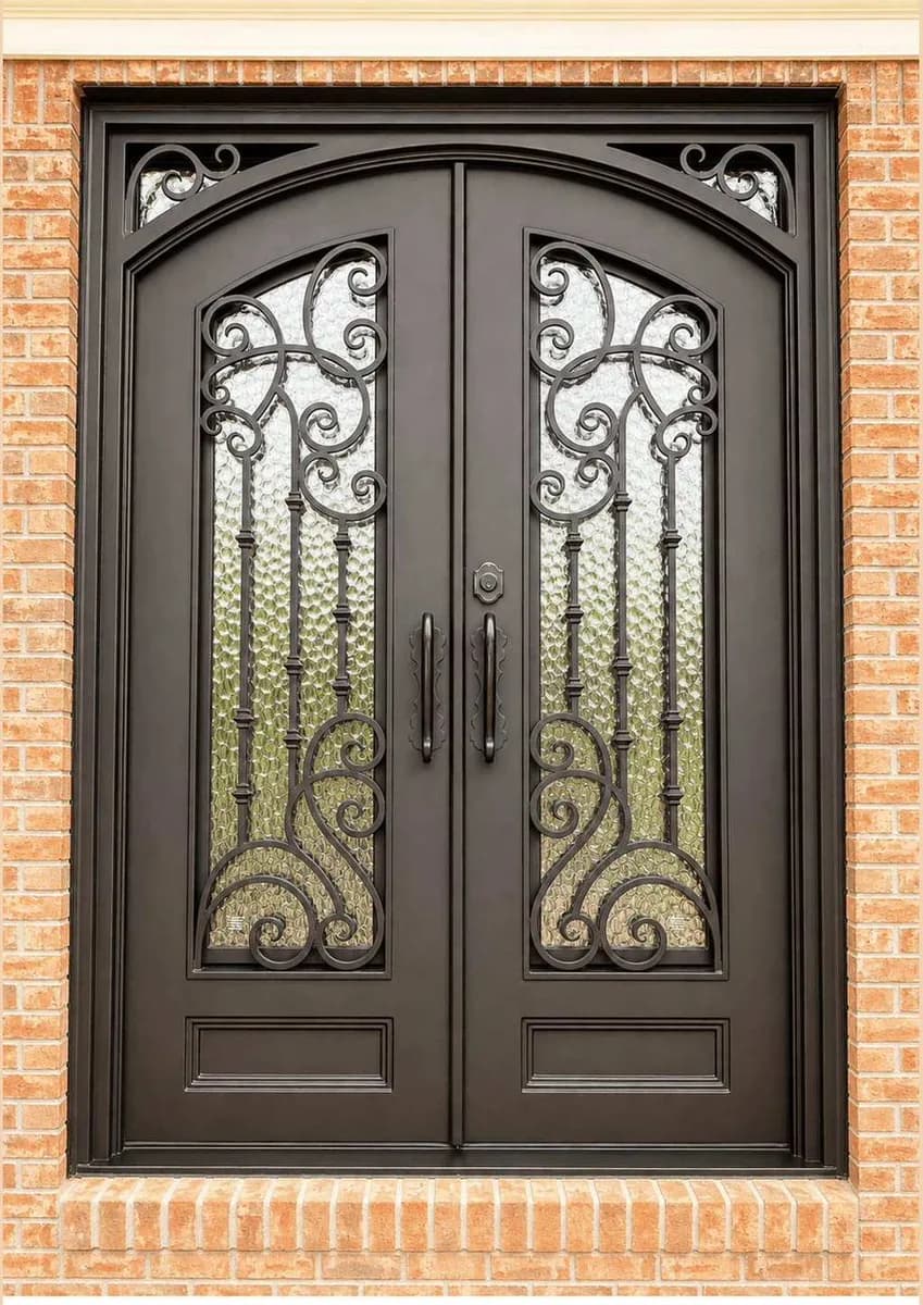 Double iron entry doors — featured local project in Gallatin, TN