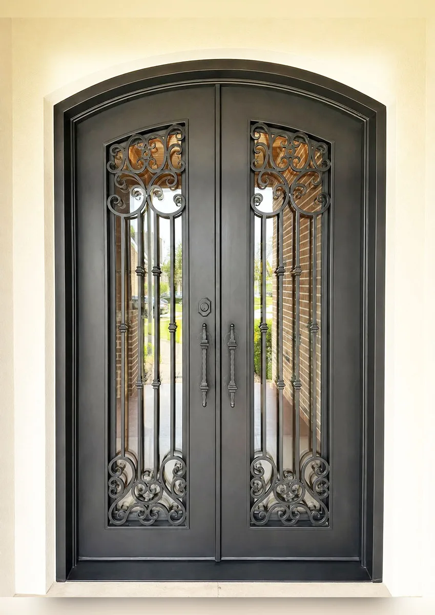 Custom iron entry door — featured local project in Gallatin, TN