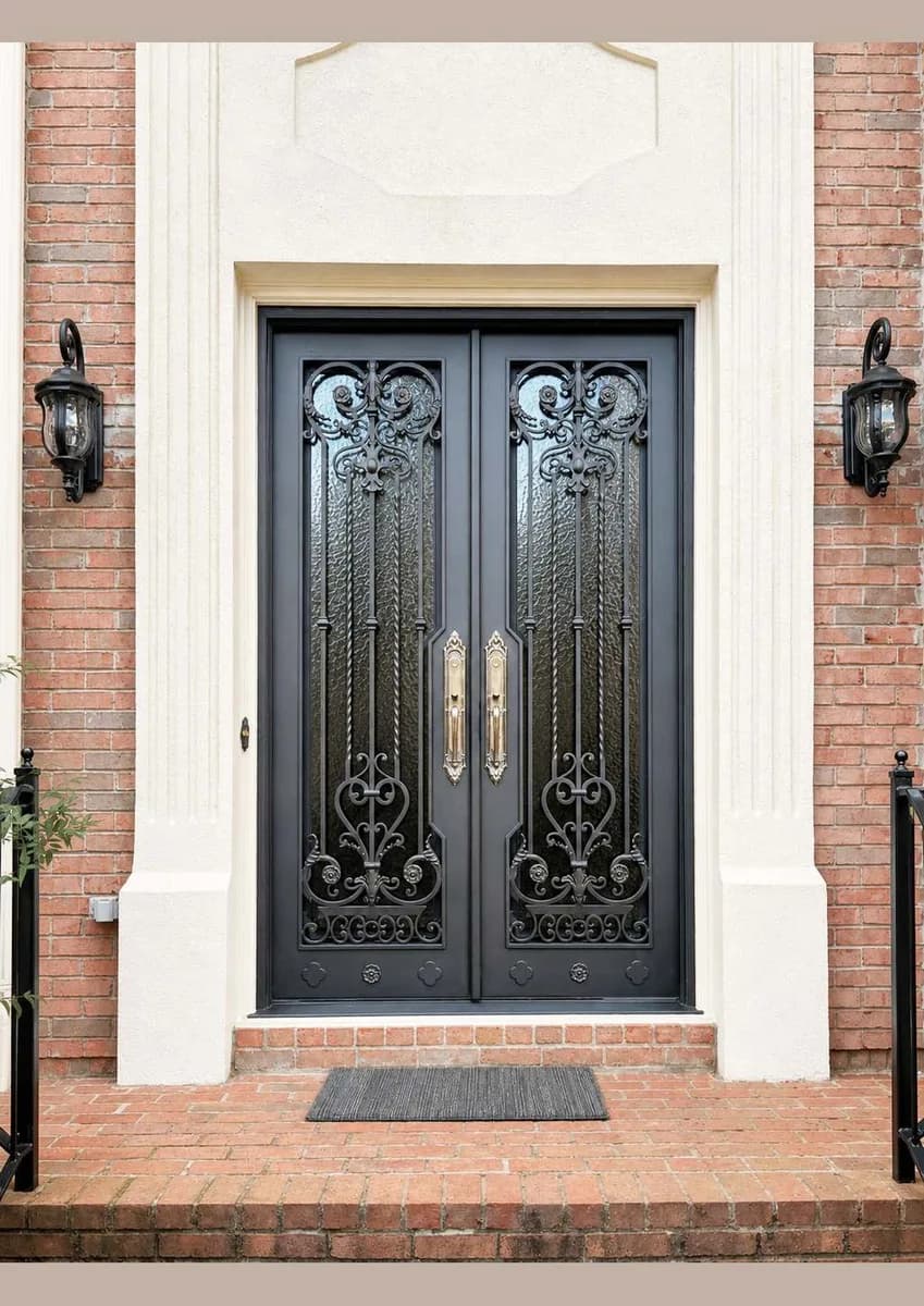 Custom iron entry door — featured local project in Gallatin, TN